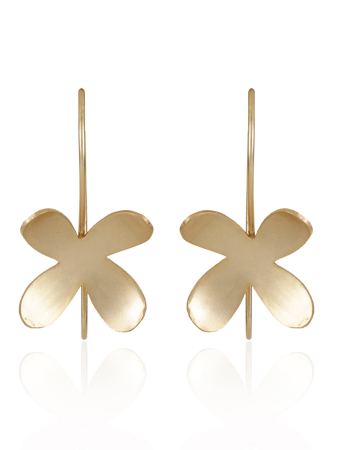 Gold Plated Clover Loops