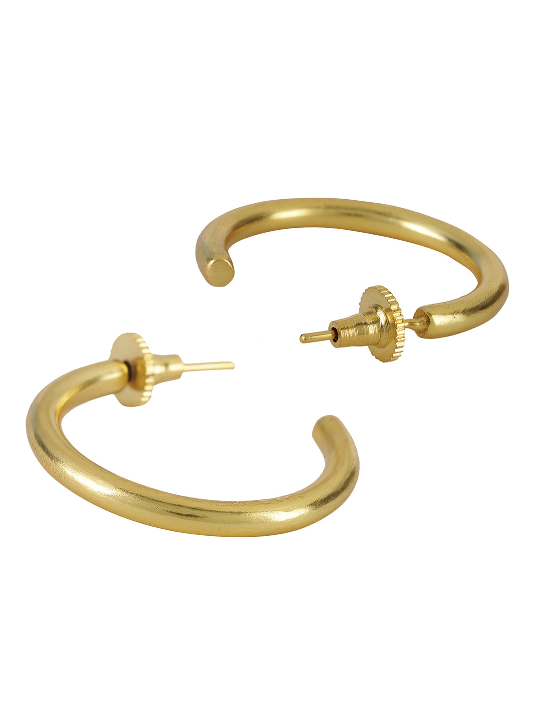 Gold Plated Classic Thick Hoops