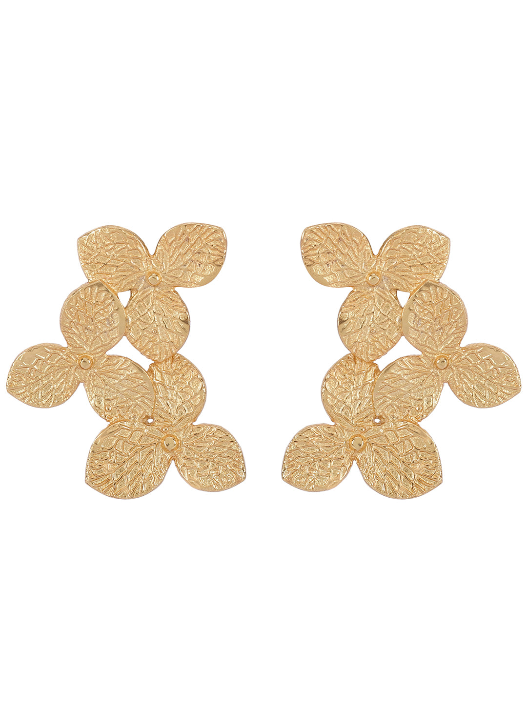 Gold Plated Trillium Studs