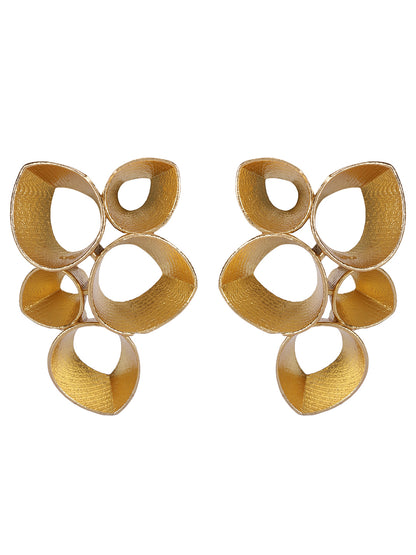 Gold Plated Teardrops Earrings