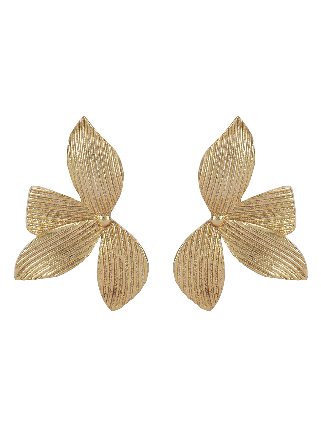 Gold Plated Floral Studs