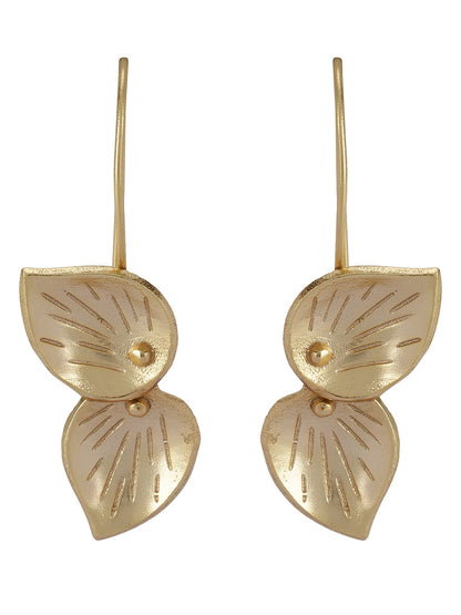 Gold Plated Petal Loops