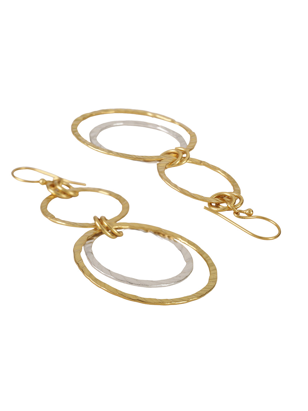 Gold-Silver Plated Ring Danglers