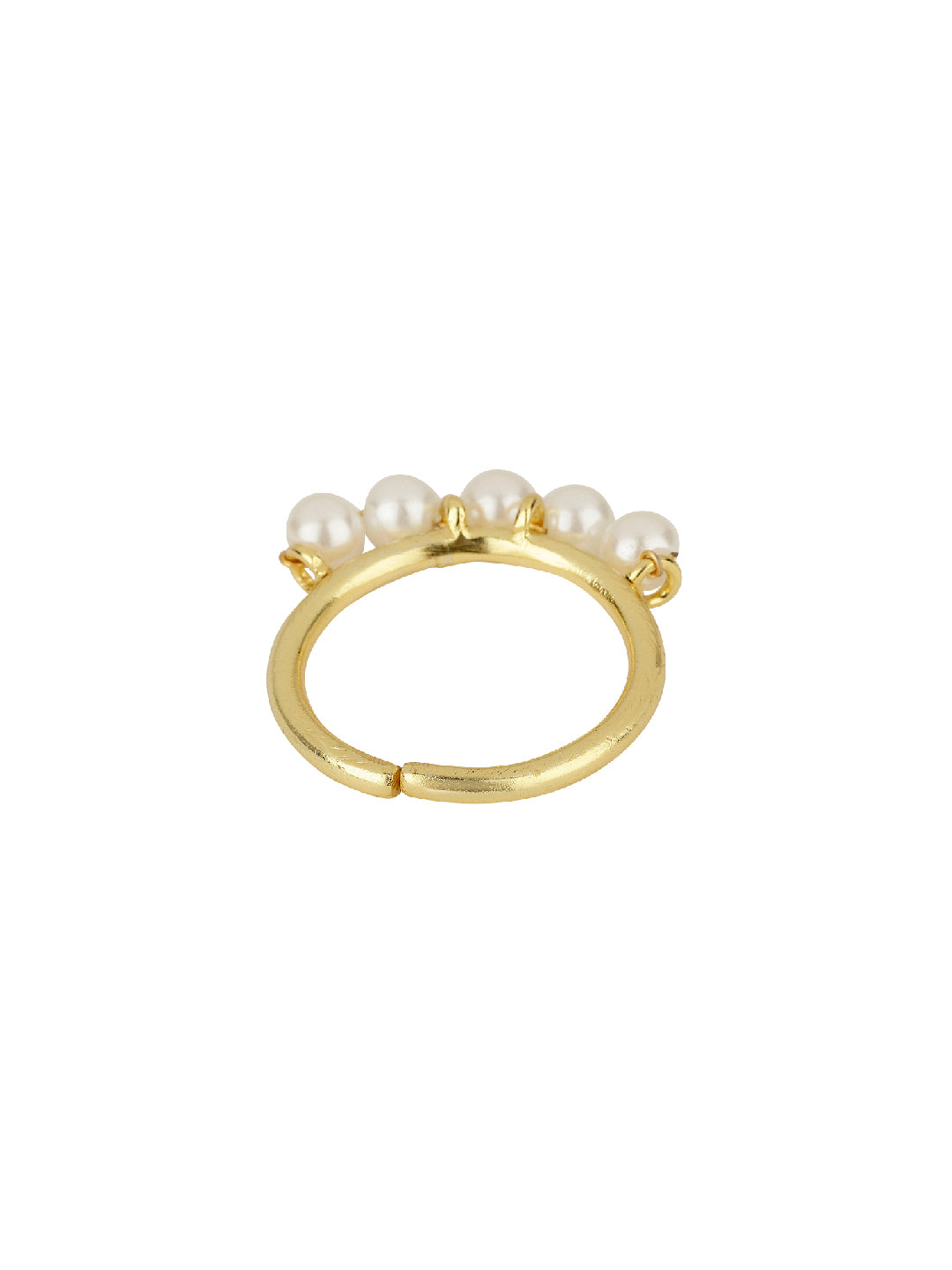 Gold Plated Pearl Ring