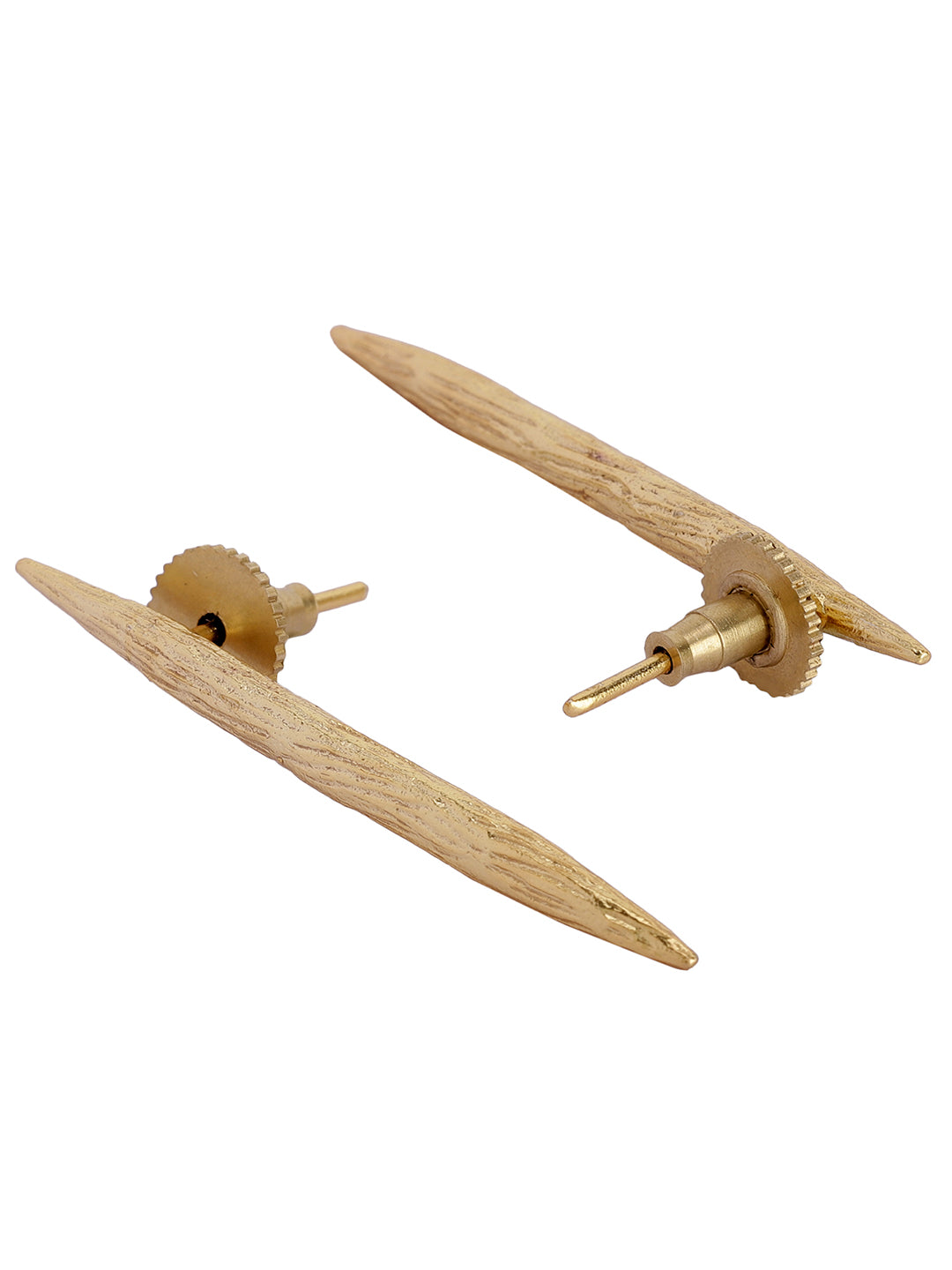 Gold Plated Spear Studs