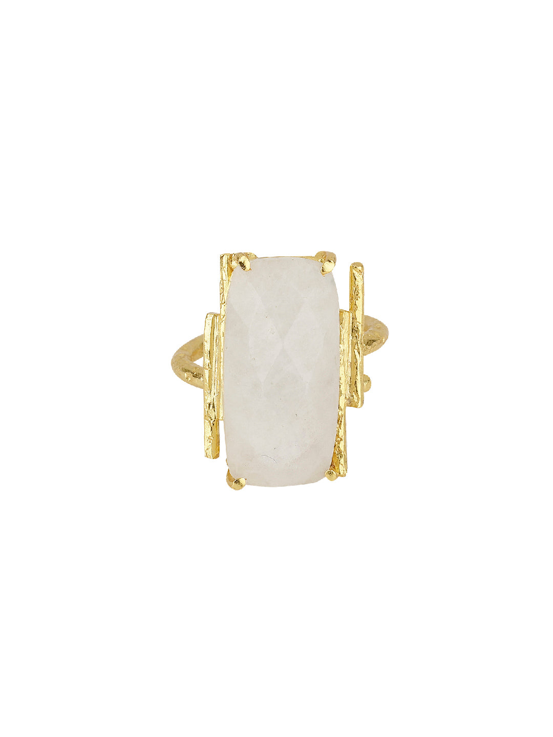 Baguette Moonstone Ring