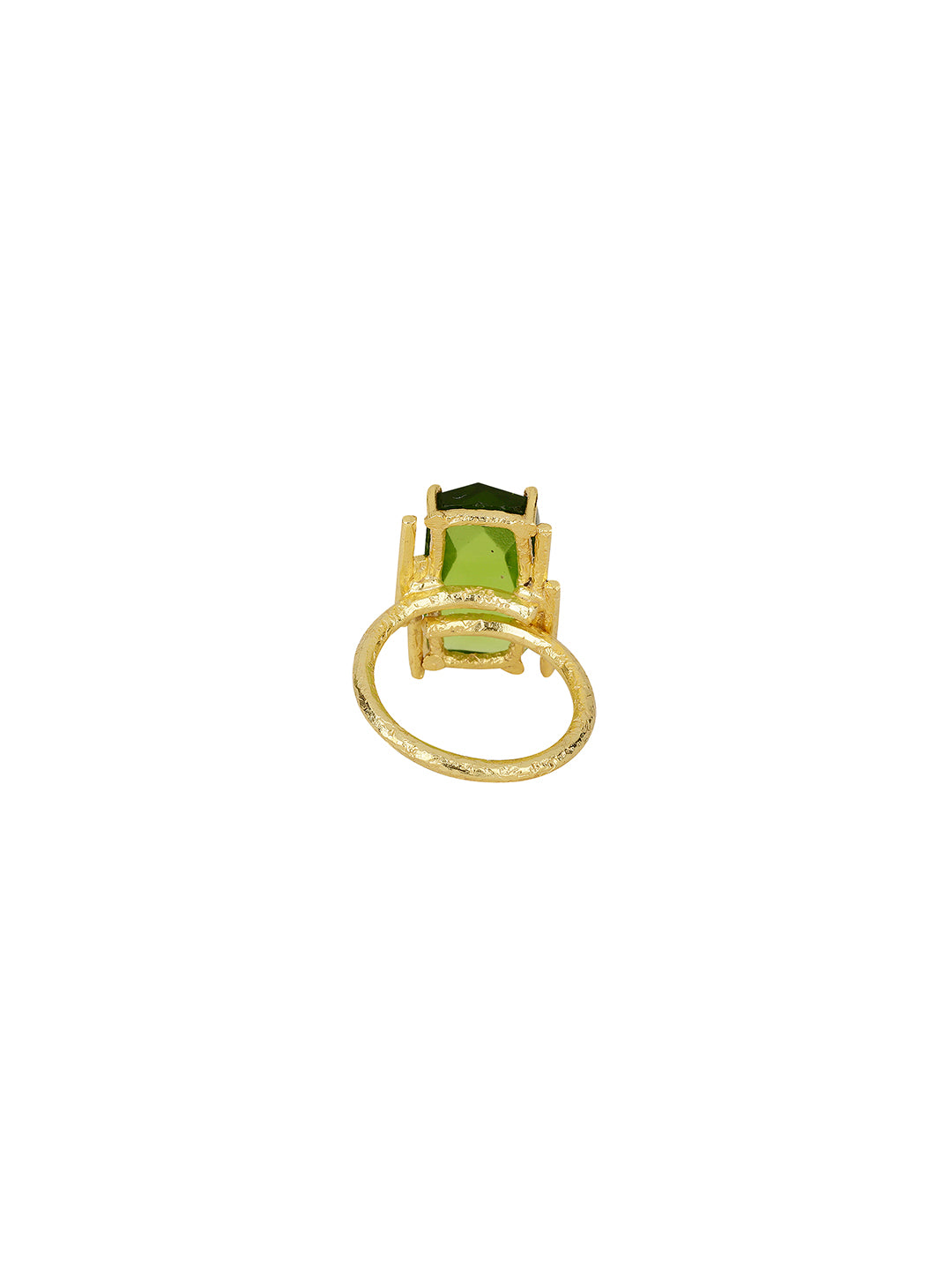 Baguette Peridot Ring